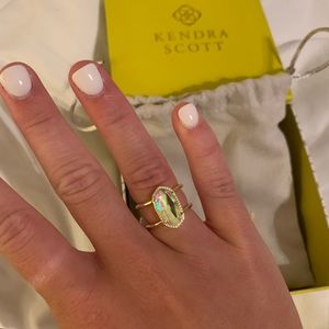 KENDRA SCOTT RING. opal color not sure?
